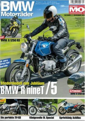 BMW R nineT/5 Sondermodell und Achilles beide mit Hattech Auspuffanlagen [Motorrad Magazin MO Sonderausgabe 71] - BMW R nineT/5 Sonderausgabe und Achilles beide mit Hattech Auspuffanlagen