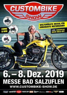 CUSTOMBIKE-SHOW – die weltgrößte Messe für umgebaute Motorräder 6-8 Dez. 2019 - CUSTOMBIKE-SHOW – die weltgrößte Messe für umgebaute Motorräder 