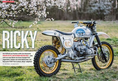 Enduro im Stil der Rickmann Metisse MK3 mit Hattech Auspuffanlagen [Motorrad Magazine MO Sonderausgabe 74] - 