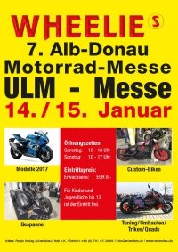 14.-15.01.2017 Wheelie´s Motorrad-Messe in ULM mit HATTECH - 