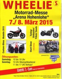 07.-08.03.2015 WHEELIE´s Motorrad-Messe in Ilshofen mit HATTECH - 