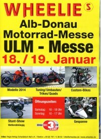 18.-19.01.2014 WHEELIEs Motorrad-Messe in ULM mit HATTECH - 