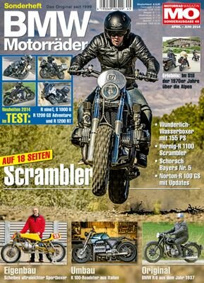 Schorschs Nummer 5 (Alu-Scrambler) mit einem HATTECH Cannonball-Auspuff - Schorschs Nummer 5 (Alu-Scrambler) 