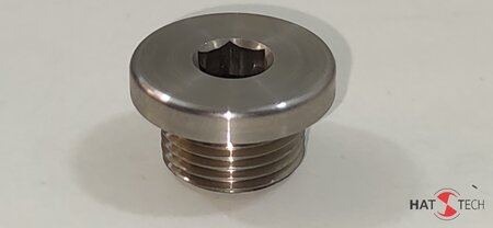 HATTECH Verschluschraube fr Einschweibuchse M18x1.5 in Edelstahl