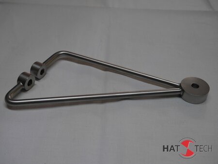 Hattech PureCraft Auspuffhalter - Edelstahl glasperlgestrahlt - passend fr alle BMW NineT EURO 3 und EURO 4