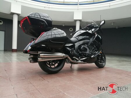 HATTECH Auspuff - SIX - Endschalldmpfer mit Geruschreduzierungseinstzen fr BMW K1600 B / Grand America alle Modelle