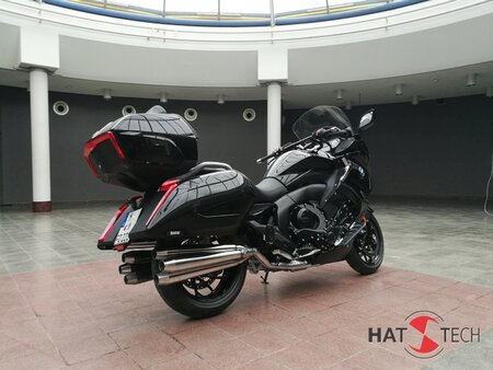 HATTECH Auspuff - SIX - Endschalldmpfer mit Geruschreduzierungseinstzen fr BMW K1600 B / Grand America alle Modelle