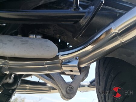 HATTECH Auspuff - SIX -CONE  Endschalldmpfer mit Geruschreduzierungseinstzen  fr BMW K1600 GT / GTL