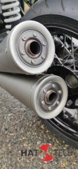BMW R nineT - (EURO 4) Originaler Doppelschalldmpfer zu LAUT??? HATTECH Geruschreduzierungseinstze -