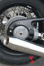 HATTECH Auspuff - LEGEND CONE  OYK - Schalldämpfer mit Anbauteilen für BMW R18 auf original Krümmer - EU-Typgenehmigung poliert