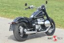 HATTECH Auspuff - LEGEND CONE 100 - Schalldämpfer mit Anbauteilen für die BMW R18 Modelle auf original Krümmer - EU-Typgenehmigung poliert