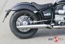 HATTECH Auspuff - CANNONBALL R18 - Schalldämpfer mit Anbauteilen für die BMW R18 Modelle auf original Krümmer - EU-Typgenehmigung gebürstet