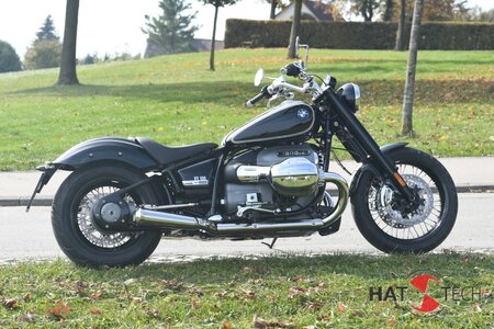 HATTECH Auspuff - R18 Concept 2 - Schalldmpfer mit Anbauteilen fr die BMW R18 Modelle   - KEINE EU-Typgenehmigung