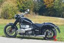 HATTECH Auspuff - R18 Concept 2 - Schalldämpfer mit Anbauteilen für die BMW R18 Modelle   - KEINE EU-Typgenehmigung gebürstet & Anlauffarben an den Sichtschweißnähten