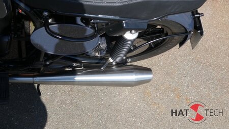 HATTECH Auspuff - GUNBALL OYK - Aufpuff fr BMW /5 - /6 - /7  auf 38mm Krmmer