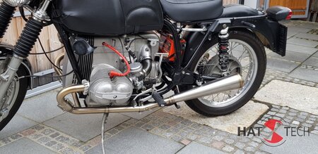 HATTECH Auspuff -  Komplettanlage mit GUNBALL für BMW R100S (ab 9/1978) - R100RS -  R100RT mit EG-ABE