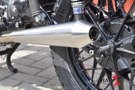 HATTECH Auspuff - GUNBALL60 - Schalldmpfer fr BMW R100/7 R100S R100RS R100RT mit 40mm Krmmer