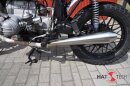 HATTECH Auspuff - GUNBALL60 - Schalldämpfer für BMW R100/7 R100S R100RS R100RT mit 40mm Krümmer