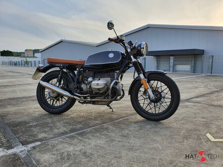 HATTECH Auspuff CANNONBALL- BMW R 45, R 65, R 65LS `78 - `84 Endschalldmpfersatz auf 35mm Krmmer mit EG-ABE