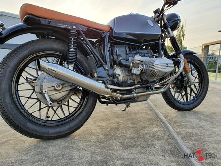 HATTECH Auspuff CANNONBALL- BMW R 45, R 65, R 65LS `78 - `84 Endschalldmpfersatz auf 35mm Krmmer mit EG-ABE