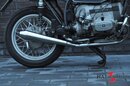 HATTECH Auspuff - GUNBALL60 - Endschalldämpfersatz auf 35mm Krümmer mit EG-ABE für BMW R 45, R 65, R 65LS `78 - `84