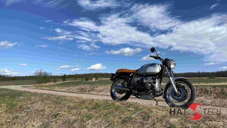 HATTECH Auspuff - GUNBALL - BMW R 65, R 80, R 80RT, R 100 RS, RT Monolever Modelle  ab `85   Endschalldmpfersatz direkt auf Krmmer mit EG-ABE
