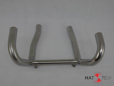 HATTECH Edelstahl-Krmmersatz 38mm - BMW R 80, R 80RT, R 100 RS, R100 RT Monolever Modelle  ab `85  mit Interferenzrohr