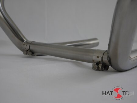 HATTECH Edelstahl-Krmmersatz 38mm - BMW R 80, R 80RT, R 100 RS, R100 RT Monolever Modelle  ab `85  mit Interferenzrohr