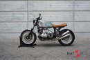 HATTECH Auspuff - GUNBALL - BMW R80 / 100R/GS  und Mystic -  linksseitiger Doppelschalldämpfer ab original Krümmer mit EG-ABE