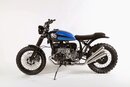 HATTECH Auspuff - GUNBALL - BMW R80 / 100R/GS  und Mystic -  linksseitiger Doppelschalldämpfer ab original Krümmer mit EG-ABE