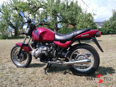 HATTECH Auspuff - GUNBALL - BMW R80R / 100R  und Mystic ---  links- und rechtsseitiger Schalldmpfer ab original Krmmer mit EG-ABE
