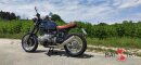 BMW R80 / 100R  und Mystic HATTECH PureCraft Schalldämpfer steil stehend, auf original Vorschalldämpfer oder auf Y-Rohr mit EG-ABE