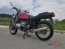 BMW R80 / 100R  und Mystic HATTECH OYK Schalldämpfer flach liegend, direkt auf original Vorschalldämpfer oder Y-Rohr  mit EG-ABE