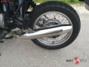 BMW R80 / 100R  und Mystic HATTECH OYK Schalldämpfer flach liegend, direkt auf original Vorschalldämpfer oder Y-Rohr  mit EG-ABE