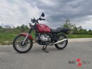 BMW R80 / 100R  und Mystic HATTECH OYK Schalldämpfer flach liegend, direkt auf original Vorschalldämpfer oder Y-Rohr  mit EG-ABE