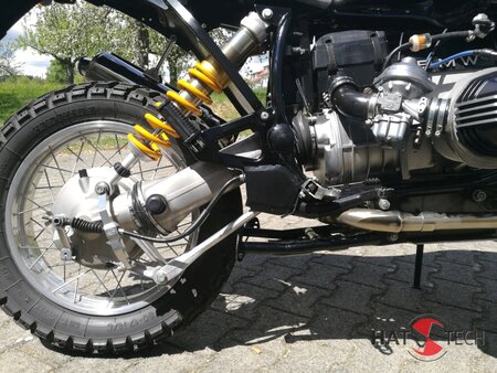 HATTECH Y-ROHR/ Y-pipe `Pure & Craft als Vorschalldmpferersatz mit E-Prfzeichen - BMW R80GS R100 GS