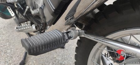 BMW R80 / 100 GS HATTECH -  Paris-Dakar 86 SOLO - Schalldmpfer mit EG-ABE