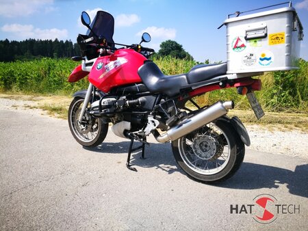 BMW R 850 und R 1100 GS / R Edelstahl rund Endschalldmpfer + Vorschalldmpfer mit KAT