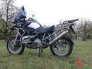 SS12-PS: Runder Hattech Endschalldämpfer mit EG-ABE - BMW R 1200 GS und GS Adventure  2004-2009