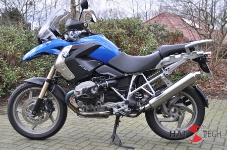 BMW R 1200 GS und GS Adventure  2010-2013 -   SS12-PS: Runder Hattech Endschalldmpfer mit EG-ABE