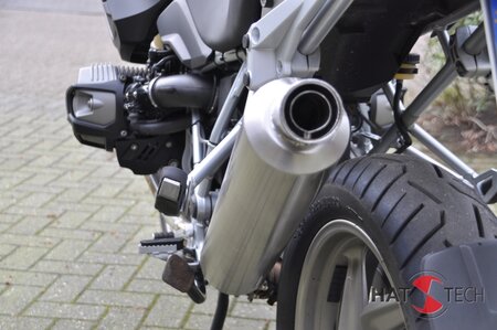 BMW R 1200 GS und GS Adventure  2010-2013 -   SS12-PS: Runder Hattech Endschalldmpfer mit EG-ABE