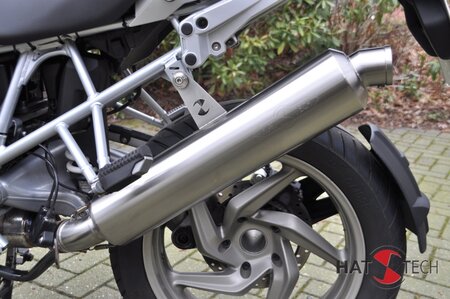 BMW R 1200 GS und GS Adventure  2010-2013 -   SS12-PS: Runder Hattech Endschalldmpfer mit EG-ABE