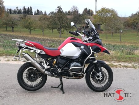 BMW R 1200 GS und GS Adventure  2014-2018 - SS12-RS (Reduced Sound): Runder Hattech Endschalldmpfer  mit EG-ABE