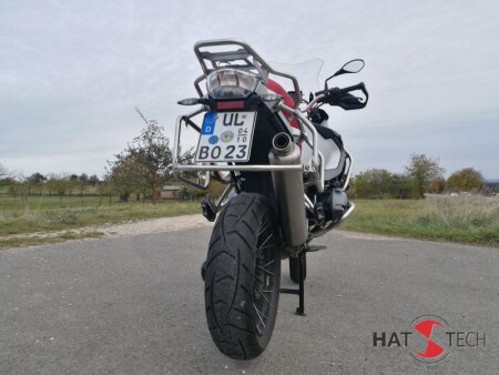 BMW R 1200 GS und GS Adventure  2014-2018 - SS12-RS (Reduced Sound): Runder Hattech Endschalldmpfer  mit EG-ABE