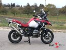 BMW R 1200 GS und GS Adventure  2014-2018 - SS12-RS (Reduced Sound): Runder Hattech Endschalldämpfer  mit EG-ABE