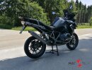 BMW R 1200 GS und GS Adventure  2014-2018 - SS12-RS (Reduced Sound): Runder Hattech Endschalldämpfer  mit EG-ABE poliert