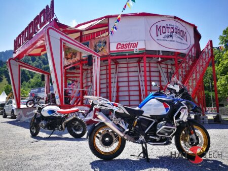 BMW R 1250 GS und GS Adventure - Runder Hattech Endschalldmpfer  mit EG-ABE - EU-Typgenehmigung SS12-RS (Reduced Sound)