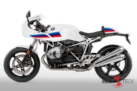 HATTECH Auspuff - GUNBALL60 - BMW nineT (Euro 3 undc Euro 4)  Doppelschalldmpfer mit 60mm Ausgangskonus mit EG-ABE