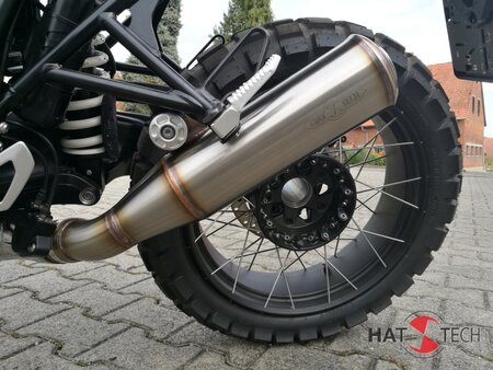 AUSPUFFHALTERUNG Pure Craft v. Hattech, f. BMW RnineT - Euro 4