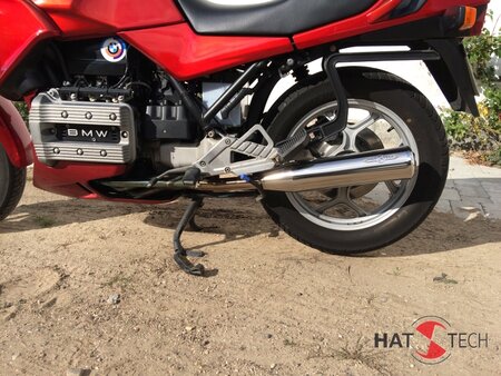 HATTECH Auspuff - PureCraft - LOW Position Schalldämpfer für BMW K75, K75 C-S-RT mit EG-ABE